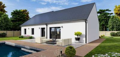Terrain et maison à Sainte-Maure-de-Touraine en Indre-et-Loire (37) de 72 m² à vendre au prix de 215943€ - 2