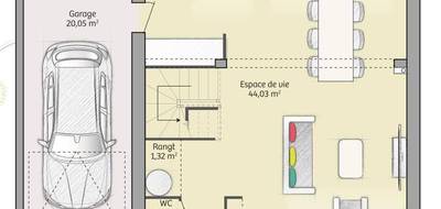 Terrain et maison à Éterville en Calvados (14) de 91 m² à vendre au prix de 280000€ - 4