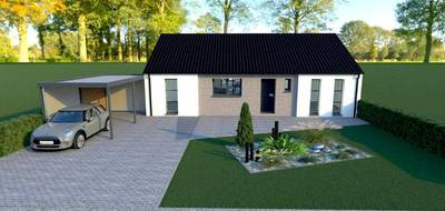 Terrain et maison à Oye-Plage en Pas-de-Calais (62) de 89 m² à vendre au prix de 195000€ - 1
