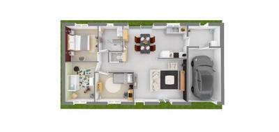 Terrain et maison à Brion en Indre (36) de 82 m² à vendre au prix de 172000€ - 2