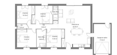 Terrain et maison à Draguignan en Var (83) de 105 m² à vendre au prix de 377000€ - 4