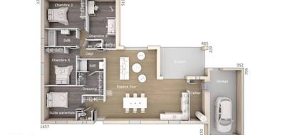 Terrain et maison à Montaud en Hérault (34) de 130 m² à vendre au prix de 461000€ - 4
