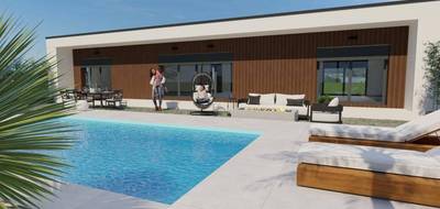 Terrain et maison à Saint-Étienne-de-Fontbellon en Ardèche (07) de 95 m² à vendre au prix de 403000€ - 1