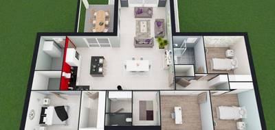 Terrain et maison à Déols en Indre (36) de 145 m² à vendre au prix de 287600€ - 3