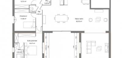 Terrain et maison à Aubais en Gard (30) de 140 m² à vendre au prix de 498000€ - 4