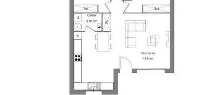 Terrain et maison à Nézignan-l'Évêque en Hérault (34) de 60 m² à vendre au prix de 215500€ - 3