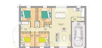Terrain et maison à Bosroumois en Eure (27) de 93 m² à vendre au prix de 228000€ - 4