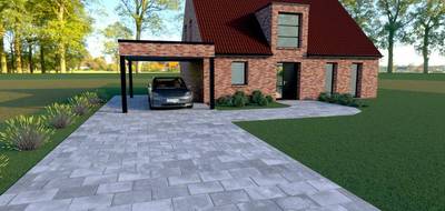 Terrain et maison à Estaires en Nord (59) de 100 m² à vendre au prix de 339870€ - 1