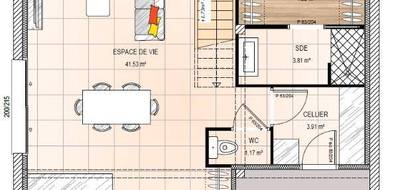 Terrain et maison à Candé en Maine-et-Loire (49) de 106 m² à vendre au prix de 280600€ - 4