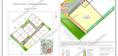 Terrain à Échiré en Deux-Sèvres (79) de 450 m² à vendre au prix de 63500€ - 2