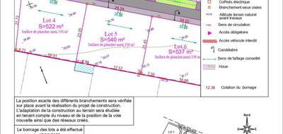 Terrain à Granzay-Gript en Deux-Sèvres (79) de 540 m² à vendre au prix de 48000€ - 2