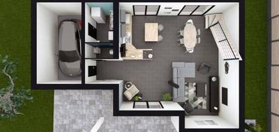 Terrain et maison à Montfermeil en Seine-Saint-Denis (93) de 103 m² à vendre au prix de 373192€ - 3