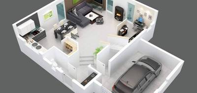 Terrain et maison à Courtelevant en Territoire de Belfort (90) de 4500 m² à vendre au prix de 338336€ - 2