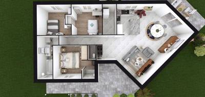 Terrain et maison à Le Plessis-Belleville en Oise (60) de 278 m² à vendre au prix de 307600€ - 2