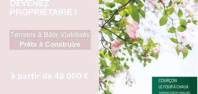 Terrain à Courçon en Charente-Maritime (17) de 402 m² à vendre au prix de 69000€ - 1