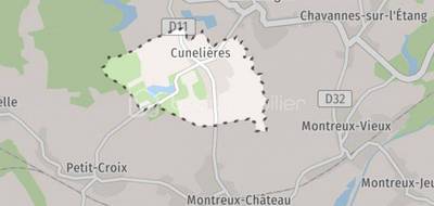 Terrain à Cunelières en Territoire de Belfort (90) de 799 m² à vendre au prix de 79000€ - 3