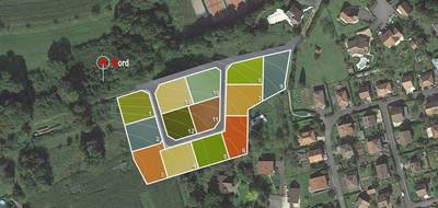 Terrain à Nommay en Doubs (25) de 754 m² à vendre au prix de 72500€ - 1