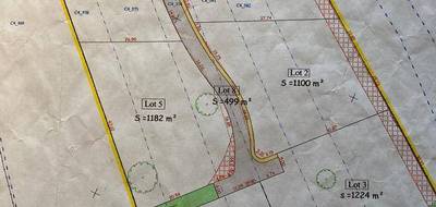 Terrain à Gray en Haute-Saône (70) de 1100 m² à vendre au prix de 52500€ - 2