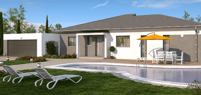 Terrain et maison à Jonage en Rhône (69) de 145 m² à vendre au prix de 635000€ - 1