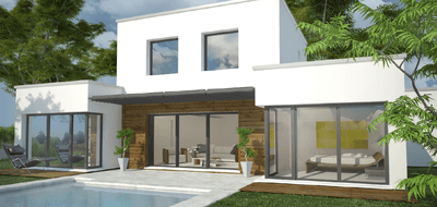 Terrain et maison à Meyzieu en Rhône (69) de 130 m² à vendre au prix de 588000€ - 1