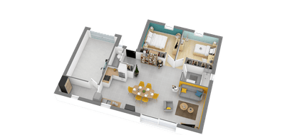 Terrain et maison à Castets en Landes (40) de 742 m² à vendre au prix de 229536€ - 3