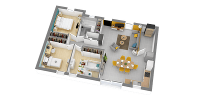 Terrain et maison à Vannes en Morbihan (56) de 240 m² à vendre au prix de 273572€ - 3