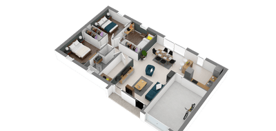 Terrain et maison à Salles en Gironde (33) de 500 m² à vendre au prix de 308598€ - 3