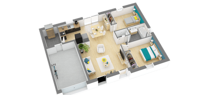 Terrain et maison à Cordemais en Loire-Atlantique (44) de 410 m² à vendre au prix de 218326€ - 3