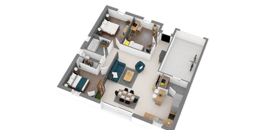 Terrain et maison à FOUGERES SUR BIEVRE en Loir-et-Cher (41) de 911 m² à vendre au prix de 178730€ - 3