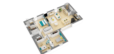 Terrain et maison à Arzal en Morbihan (56) de 500 m² à vendre au prix de 209473€ - 3