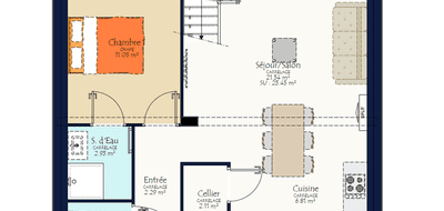 Terrain et maison à Aigrefeuille-sur-Maine en Loire-Atlantique (44) de 420 m² à vendre au prix de 258705€ - 3