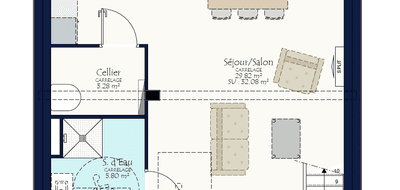 Terrain et maison à Saint-Hilaire-de-Riez en Vendée (85) de 477 m² à vendre au prix de 223528€ - 3