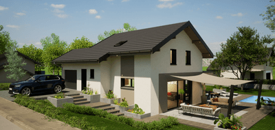 Terrain et maison à Hauteville-sur-Fier en Haute-Savoie (74) de 910 m² à vendre au prix de 599256€ - 1