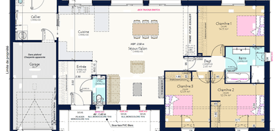 Terrain et maison à Mûrs-Erigné en Maine-et-Loire (49) de 603 m² à vendre au prix de 415213€ - 4