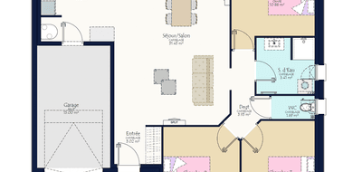 Terrain et maison à Bouaye en Loire-Atlantique (44) de 480 m² à vendre au prix de 275154€ - 3