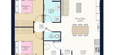 Terrain et maison à Le Bignon en Loire-Atlantique (44) de 415 m² à vendre au prix de 237241€ - 3
