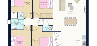 Terrain et maison à L'Herbergement en Vendée (85) de 391 m² à vendre au prix de 220750€ - 3