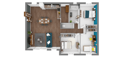 Terrain et maison à Pierrefeu-du-Var en Var (83) de 453 m² à vendre au prix de 368500€ - 3